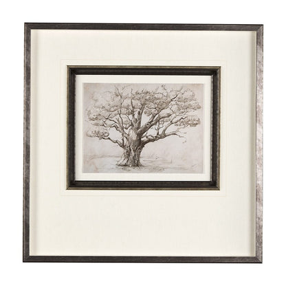 Mercana - Secret Life of Tree by Mercana Studio Hand Embellished Textured Framed Art Print Matted under Glass - 14717 view 1