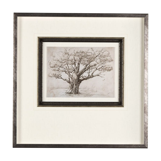 Mercana - Secret Life of Tree by Mercana Studio Hand Embellished Textured Framed Art Print Matted under Glass - 14717 view 1