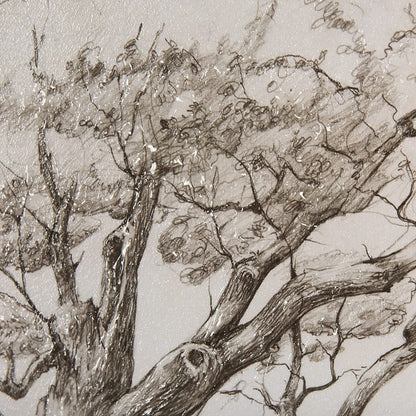 Mercana - Secret Life of Tree by Mercana Studio Hand Embellished Textured Framed Art Print Matted under Glass - 14717 view 3