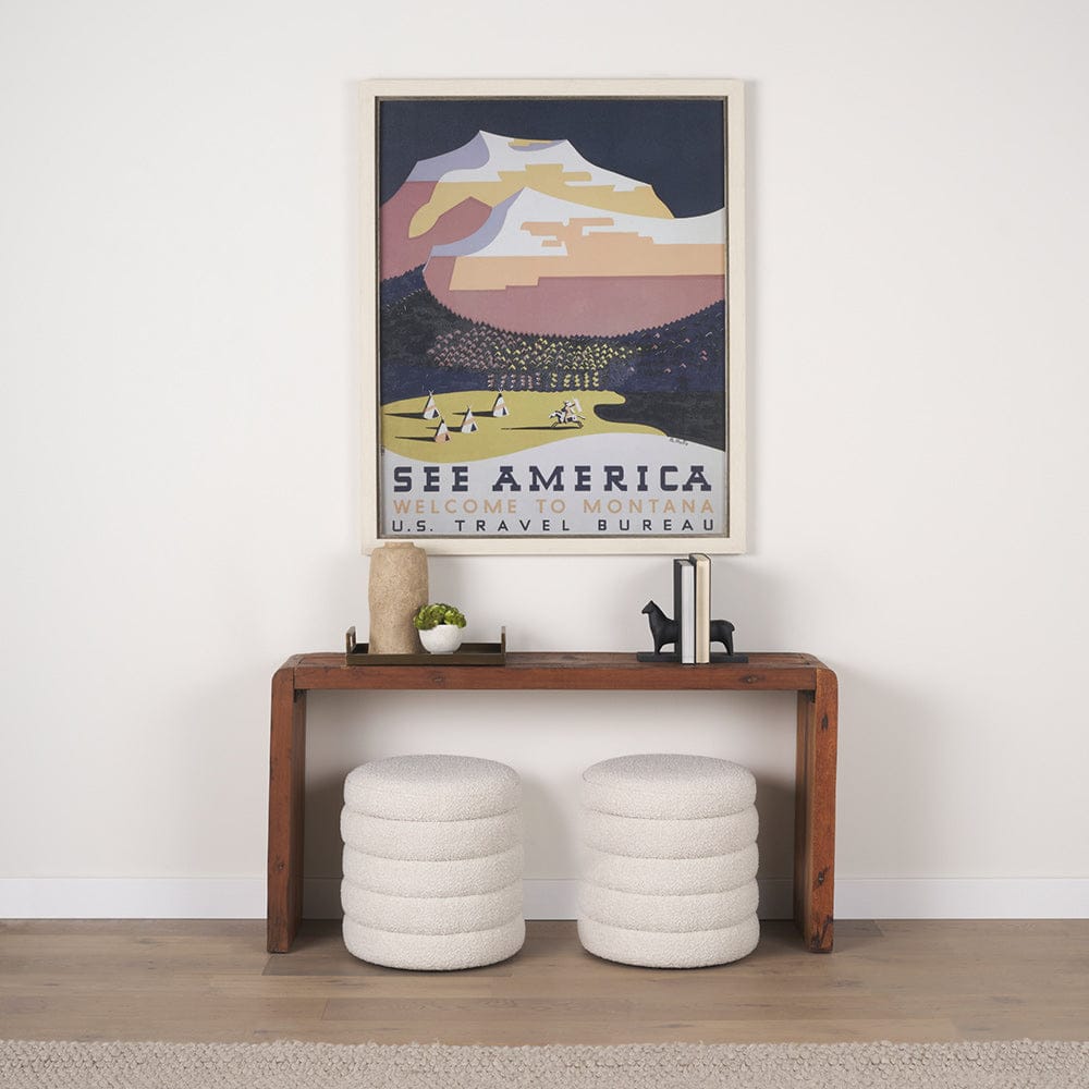 Mercana - See America by Vintage Collection a Hand Embellished Textured Framed Art Print - 15293 view 8