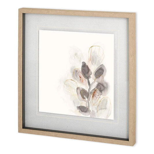 Mercana - Seed Pod II by June Vess a Hand Embellished Textured Framed Art Print Matted under Glass - 11137 view 1