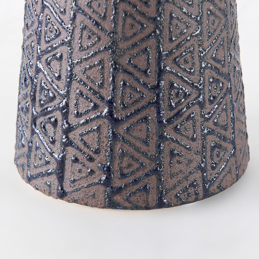 Mercana - Sefina I Small Brown/Black Patterned Ceramic Vase - 68013 view 6
