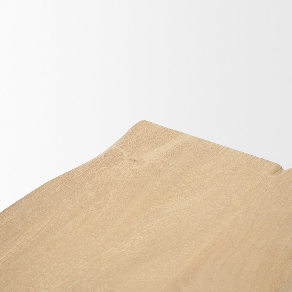 Mercana - Sekou Light Brown Wooden Craftsman Console Table - 70783_CLOSEOUT view 5