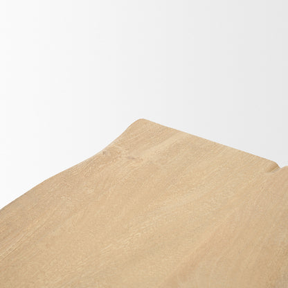 Mercana - Sekou Light Brown Wooden Craftsman Console Table - 70783_CLOSEOUT view 5