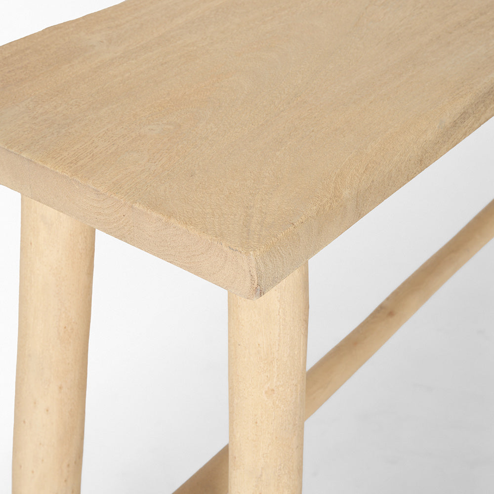 Mercana - Sekou Light Brown Wooden Craftsman Console Table - 70783_CLOSEOUT view 6