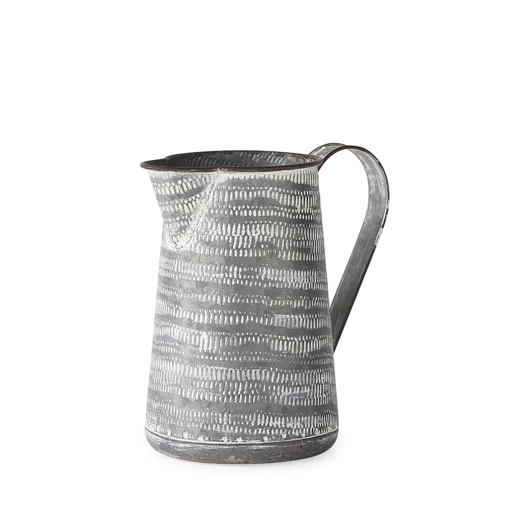 Mercana - Serena I 8H Small Gray/White Textured Metal Jug - 68058_CLOSEOUT view 1