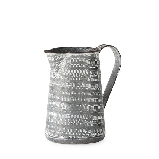 Mercana - Serena I 8H Small Gray/White Textured Metal Jug - 68058_CLOSEOUT view 1