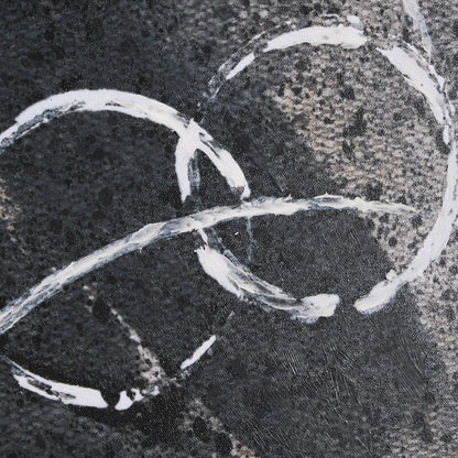 Mercana - Serkel I by Mercana Studio a Hand Embellished Textured Framed Art Print - 15210 view 7