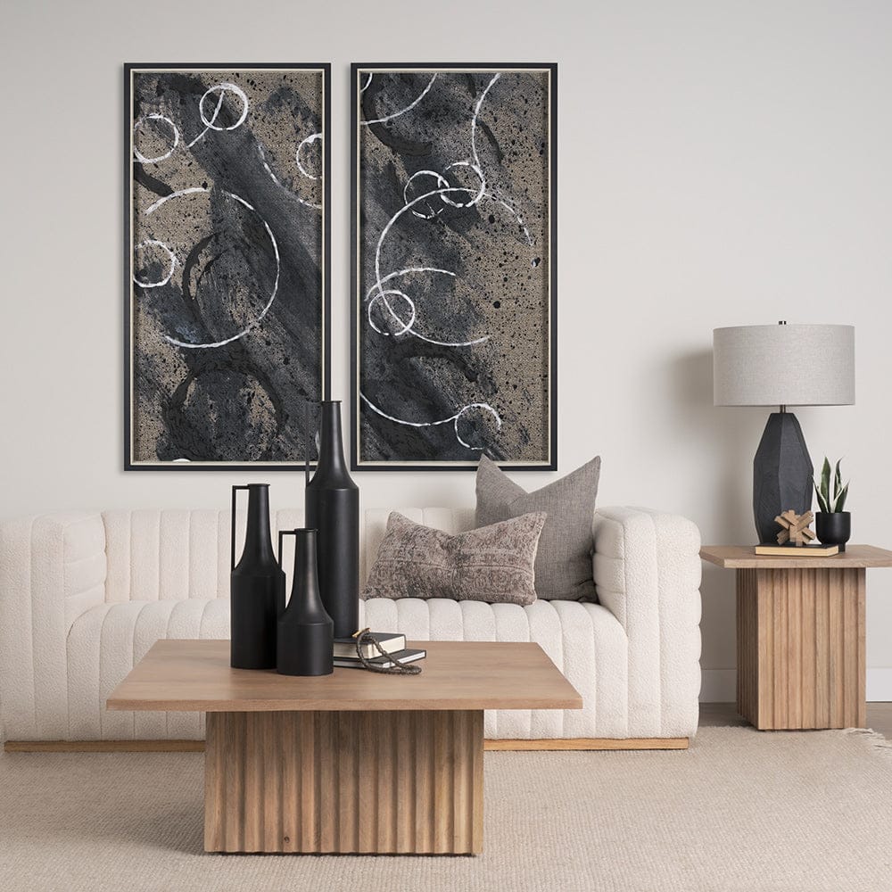 Mercana - Serkel II by Mercana Studio a Hand Embellished Textured Framed Art Print - 15211 view 8