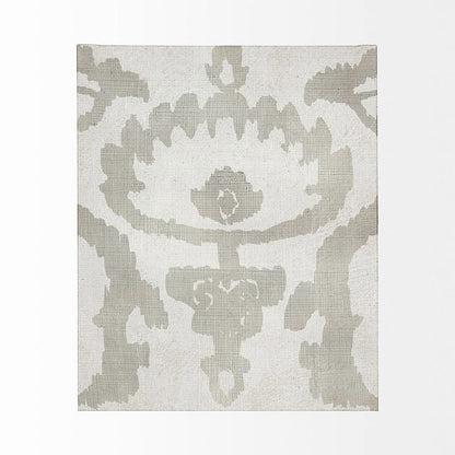 Mercana - Shadow Ikat VI by Chariklia Zarris a Hand Embellished Textured Canvas - 101457-L view 2