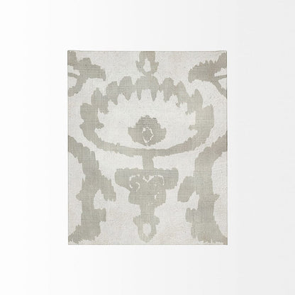 Mercana - Shadow Ikat VI by Chariklia Zarris a Hand Embellished Textured Canvas - 101457-S view 2