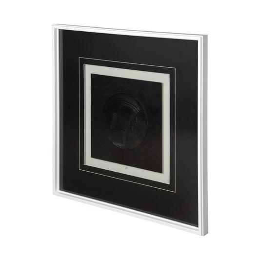 Mercana - Shadowed Waves I by Studio M a handmade Original Framed Artwork under Glass - 12442 view 1