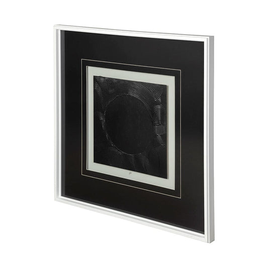 Mercana - Shadowed Waves II by Studio M a handmade Original Framed Artwork under Glass - 12443 view 1