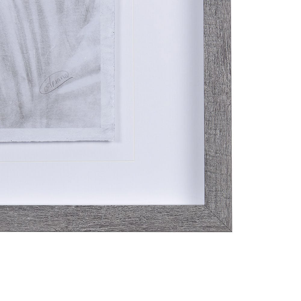 Mercana - Shadows II by Mercana Studio a Hand Embellished Textured Framed Art Print Matted under Glass - 14385 view 3