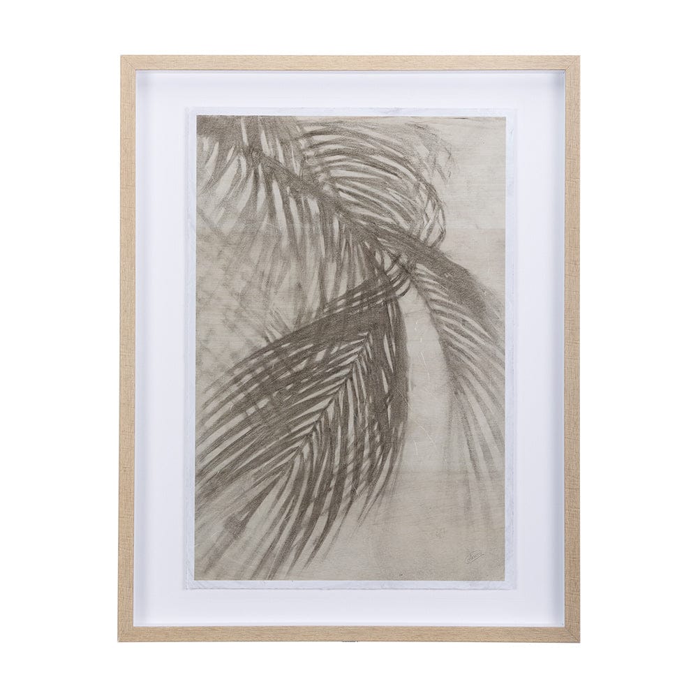 Mercana - Shadows on Wood I by Mercana Studio a Hand Embellished Textured Framed Art Print Matted under Glass - 14380 view 1