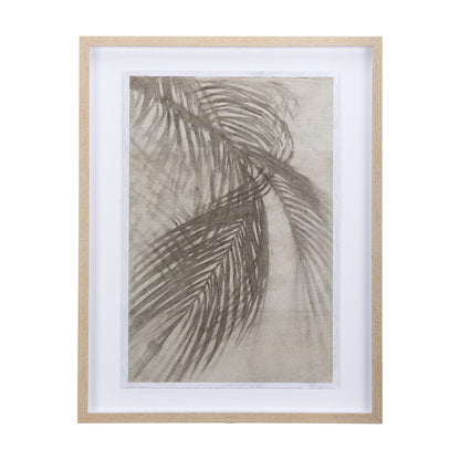 Mercana - Shadows on Wood I by Mercana Studio a Hand Embellished Textured Framed Art Print Matted under Glass - 14380 view 1