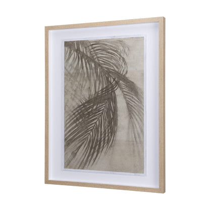 Mercana - Shadows on Wood I by Mercana Studio a Hand Embellished Textured Framed Art Print Matted under Glass - 14380 view 2