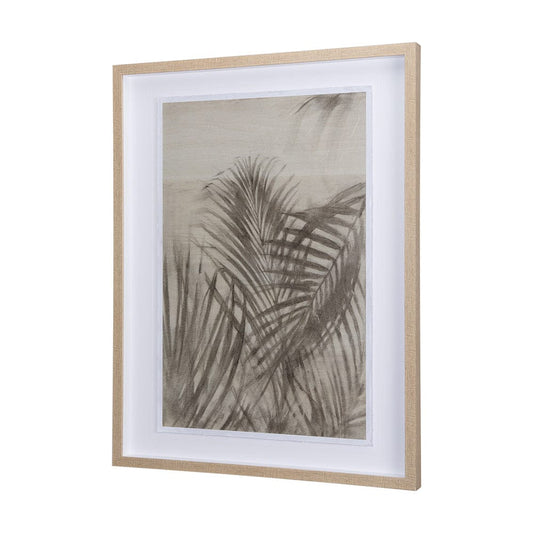 Mercana - Shadows on Wood II by Mercana Studio a Hand Embellished Textured Framed Art Print Matted under Glass - 14381 view 2