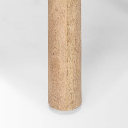 Mercana - Shaiden Brown Wood w/ Cream Fabric Stool - 70796 view 7
