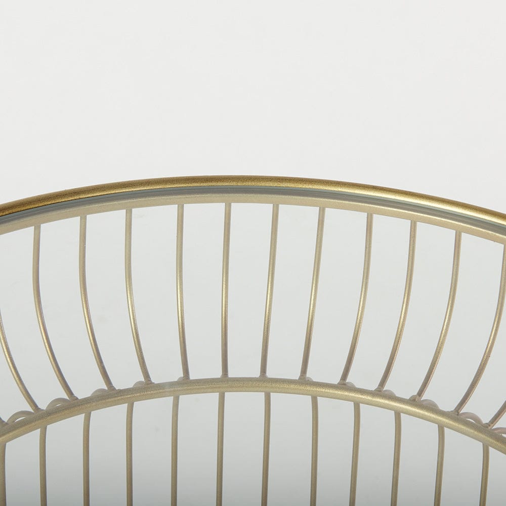 Mercana - Shani Round, Gold Metal w/ Glass Accent Tables (Set of 2) - 70088_CLOSEOUT view 6