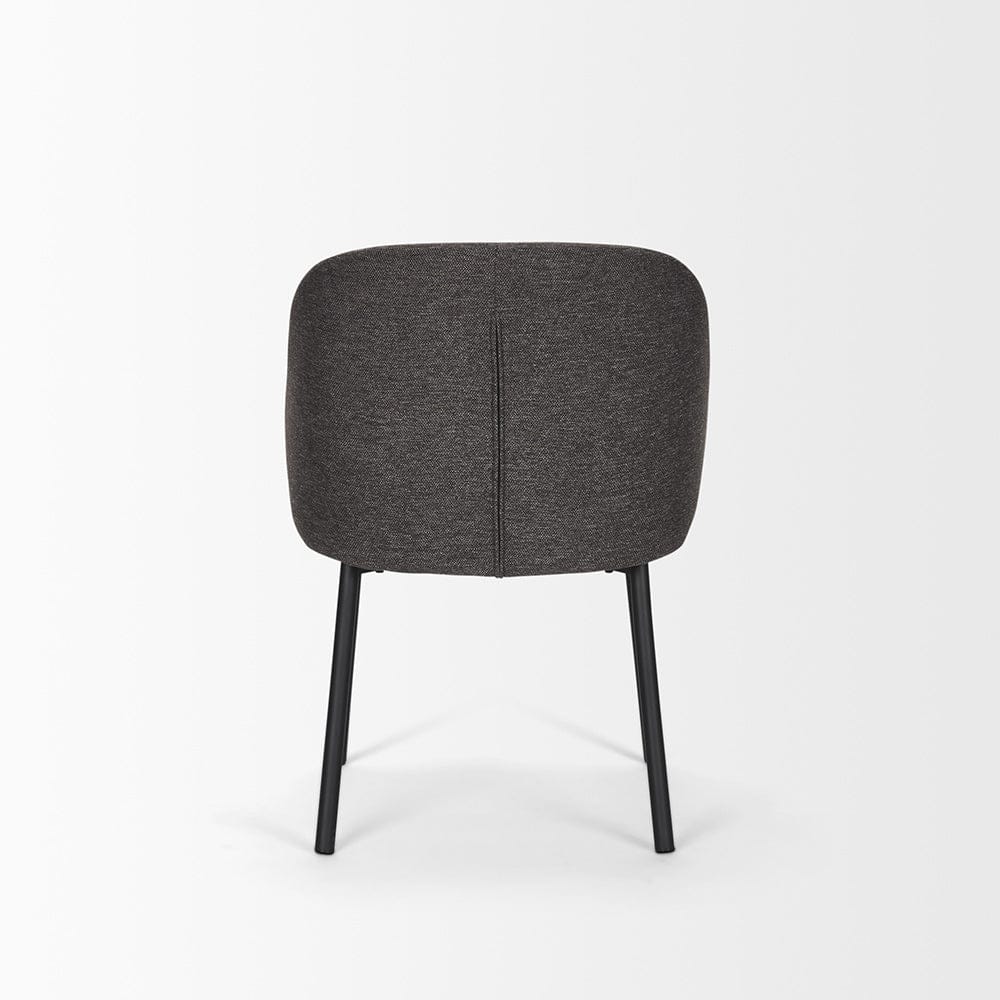 Mercana - Shannon Dining Chair w/ Gray Fabric & Matte Black Metal (Set of 2) - 70255 view 3