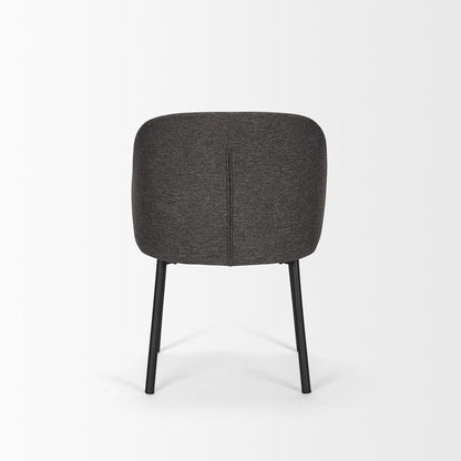 Mercana - Shannon Dining Chair w/ Gray Fabric & Matte Black Metal (Set of 2) - 70255 view 3