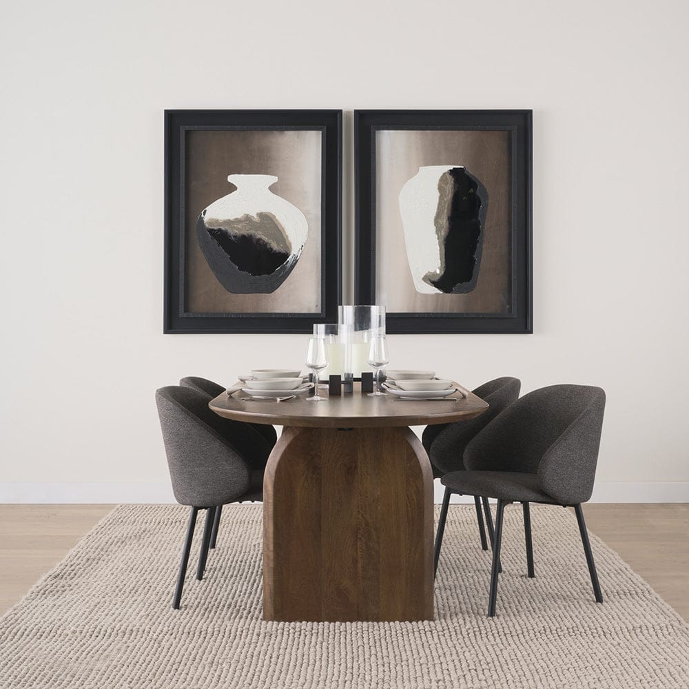 Mercana - Shannon Dining Chair w/ Gray Fabric & Matte Black Metal (Set of 2) - 70255 view 10