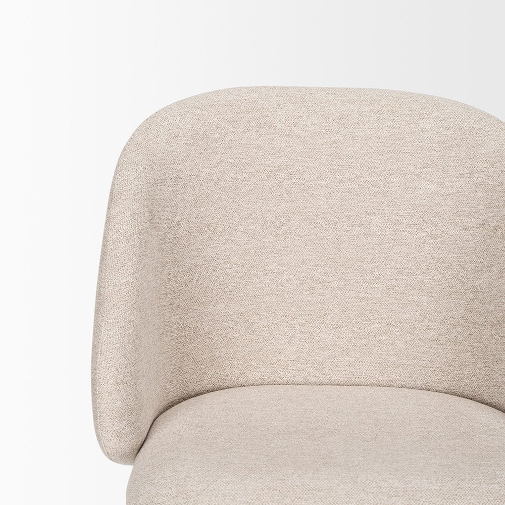 Mercana - Shannon Dining Chair w/ Oatmeal Fabric & Matte Black Metal (Set of 2) - 70254 view 6
