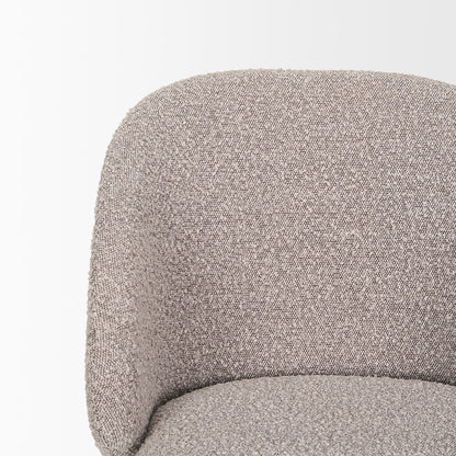 Mercana - Shannon Dining Chair w/ Taupe Boucle Fabric & Matte Black Metal (Set of 2) - 70256 view 7