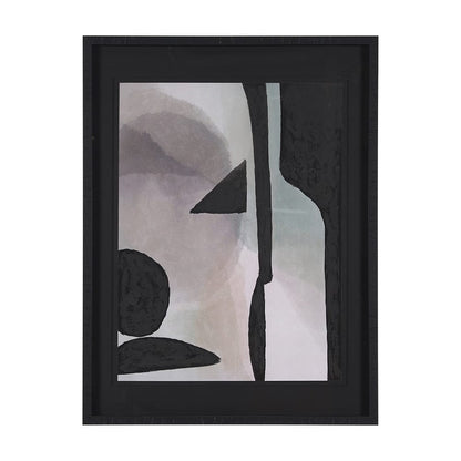 Mercana - Shape Shift - Arrange by Mercana Studio Hand Embellished Textured Framed Art Print Matted under Glas - 15171 view 1