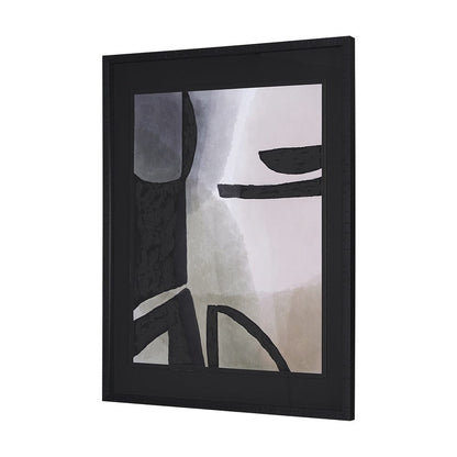 Mercana - Shape Shift - Multiply by Mercana Studio Hand Embellished Framed Art Print Matted under Glass - 15169 view 2