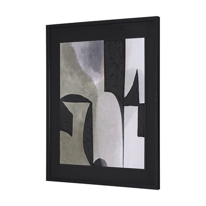Mercana - Shape Shift - Tessellate by Mercana Studio Hand Embellished Framed Art Print Matted under Glass - 15172 view 2
