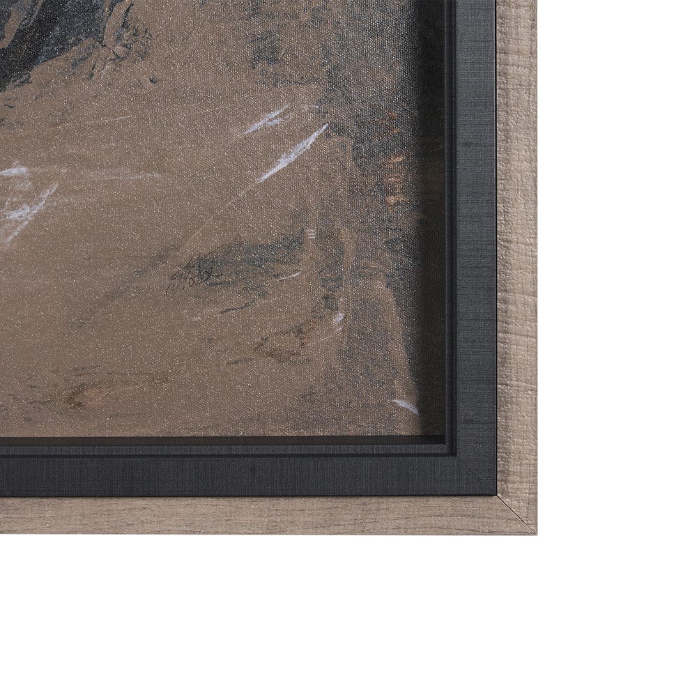 Mercana - Shaped & Balance I by Mercana Studio a Hand Embellished Textured Framed Art Print - 14978 view 3