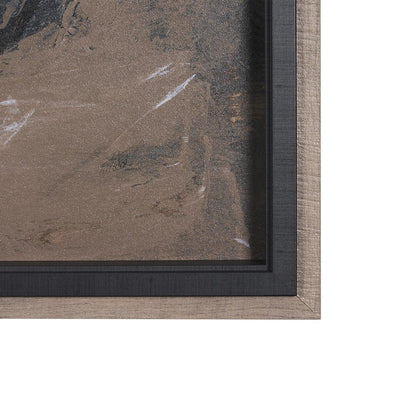 Mercana - Shaped & Balance I by Mercana Studio a Hand Embellished Textured Framed Art Print - 14978 view 3