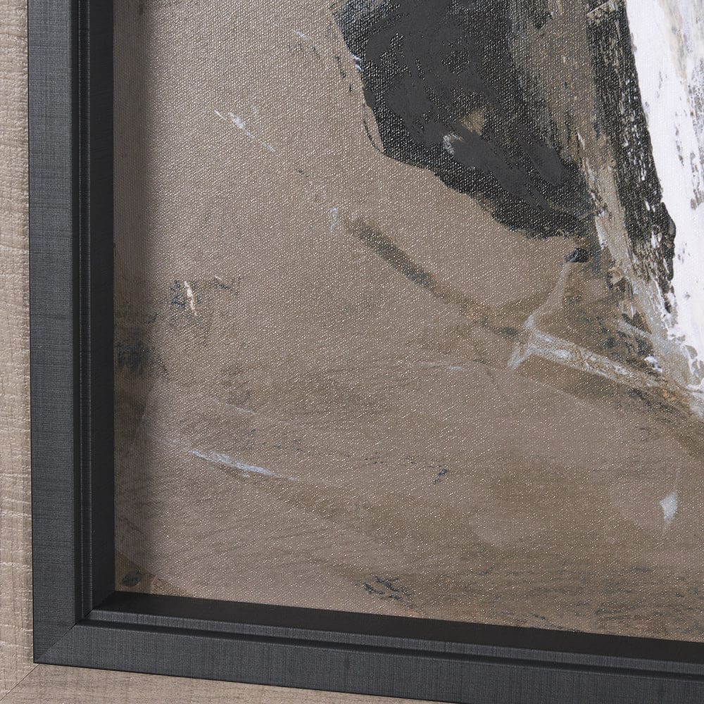 Mercana - Shaped & Balance I by Mercana Studio a Hand Embellished Textured Framed Art Print - 14978 view 5