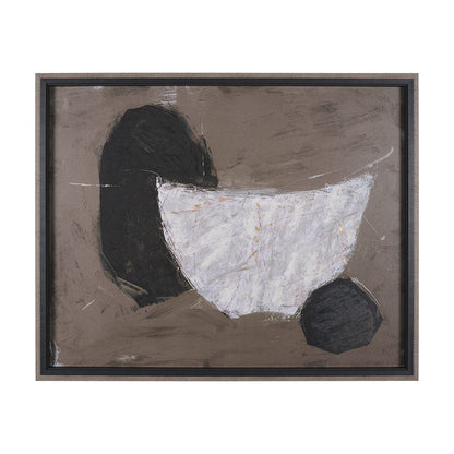 Mercana - Shaped & Balance II by Mercana Studio a Hand Embellished Textured Framed Art Print - 14979 view 1