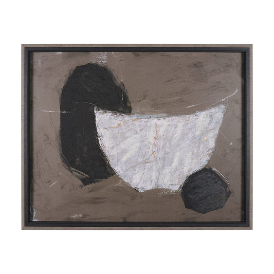 Mercana - Shaped & Balance II by Mercana Studio a Hand Embellished Textured Framed Art Print - 14979 view 1
