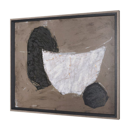 Mercana - Shaped & Balance II by Mercana Studio a Hand Embellished Textured Framed Art Print - 14979 view 2