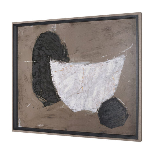 Mercana - Shaped & Balance II by Mercana Studio a Hand Embellished Textured Framed Art Print - 14979 view 2