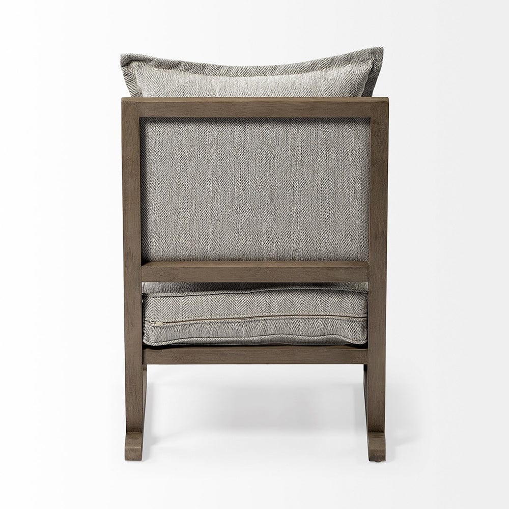 Mercana - Sherlock Frost Gray Wood Frame Accent Chair - 69001_CLOSEOUT view 5