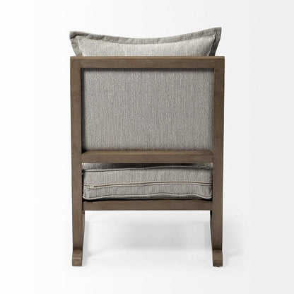 Mercana - Sherlock Frost Gray Wood Frame Accent Chair - 69001_CLOSEOUT view 5
