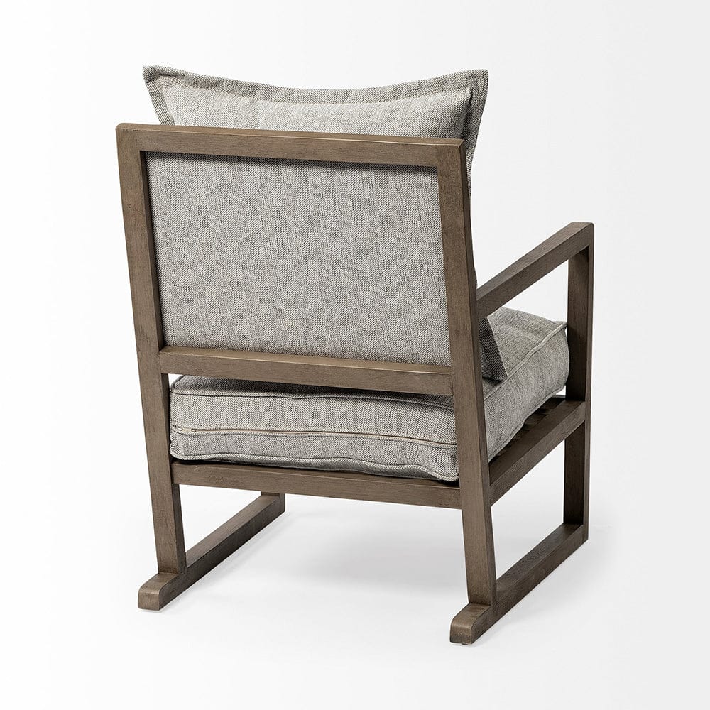 Mercana - Sherlock Frost Gray Wood Frame Accent Chair - 69001_CLOSEOUT view 6