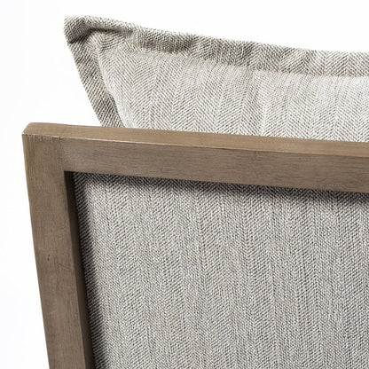 Mercana - Sherlock Frost Gray Wood Frame Accent Chair - 69001_CLOSEOUT view 9