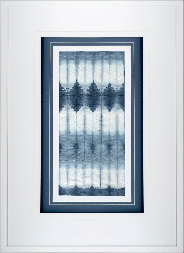 Mercana - Shibori II by Chariklia Zarris a Framed Art Print Matted under Glass - 10489 view 2