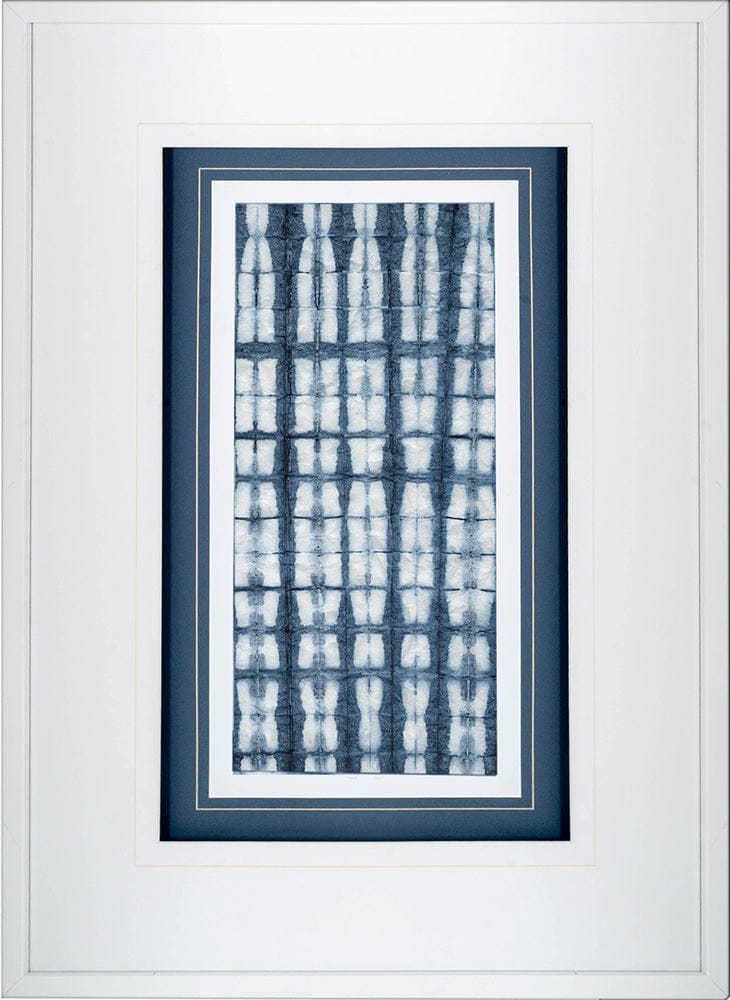 Mercana - Shibori III by Chariklia Zarris a Framed Art Print Matted under Glass - 10490 view 2