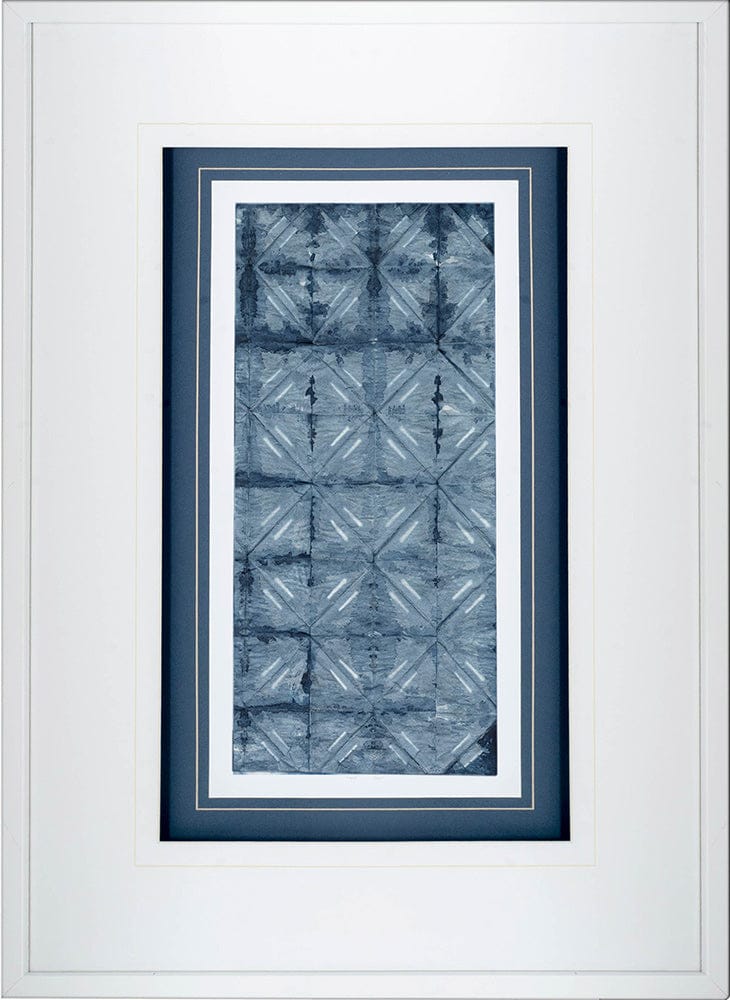 Mercana - Shibori IV by Chariklia Zarris a Framed Art Print Matted under Glass - 10491 view 2