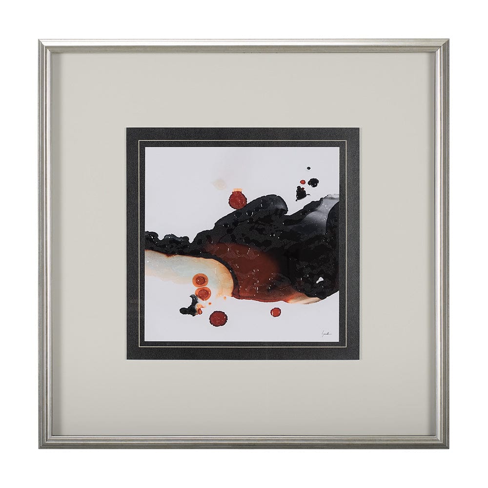 Mercana - Shimmering Night I by Mercana Studio a Hand Embellished Textured Framed Art Print Matted under Glass - 14792 view 1