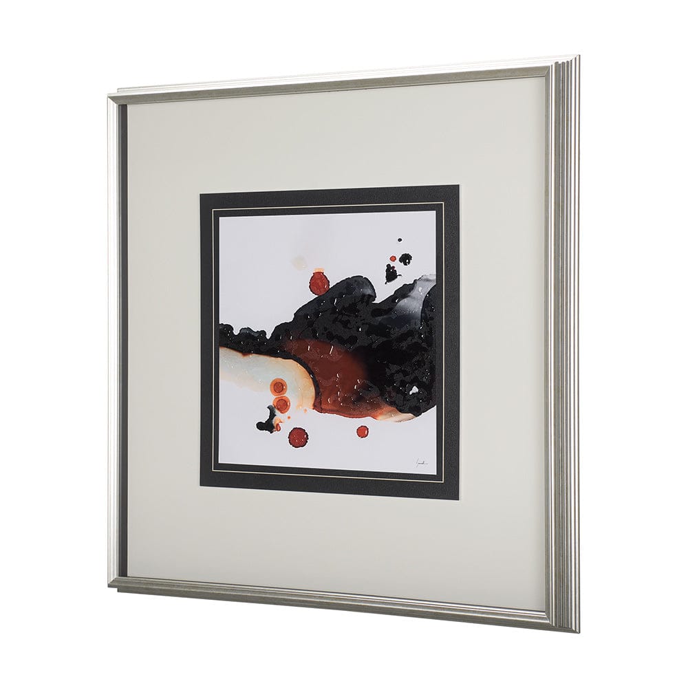 Mercana - Shimmering Night I by Mercana Studio a Hand Embellished Textured Framed Art Print Matted under Glass - 14792 view 2