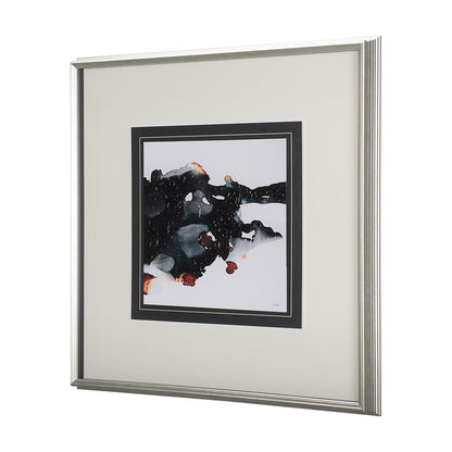 Mercana - Shimmering Night III by Mercana Studio Hand Embellished Textured Framed Art Print Matted under Glass - 14794 view 2