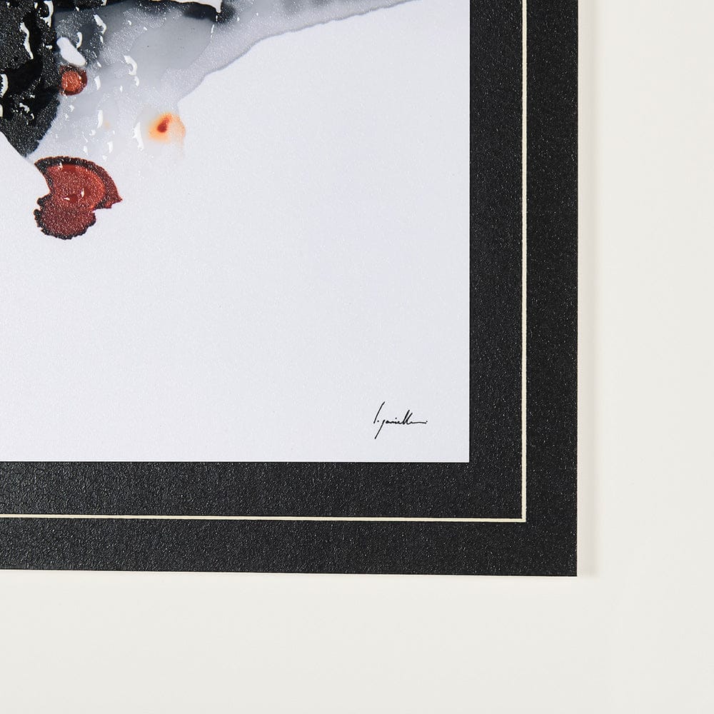 Mercana - Shimmering Night III by Mercana Studio Hand Embellished Textured Framed Art Print Matted under Glass - 14794 view 6
